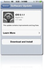 iOS 5.1.1 Software Update για τα iDevices 