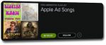 Μια λίστα με μουσικές βγαλμένες από διαφημίσεις της Apple 