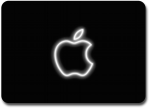 Neon Apple Logo [videopost]